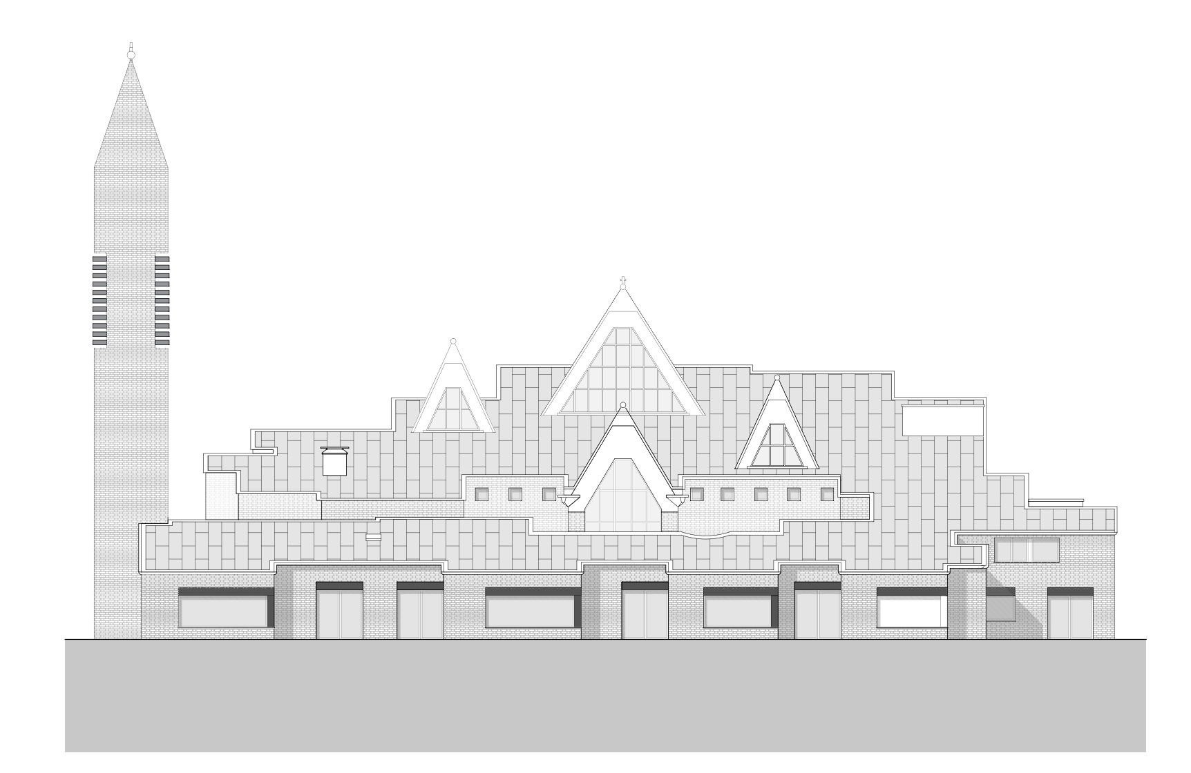 Kirche – CAD-Plan aus 3D-Laserscan